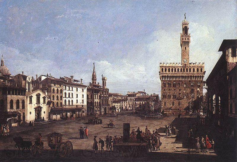 Bernardo Bellotto Piazza della Signoria a Firenze